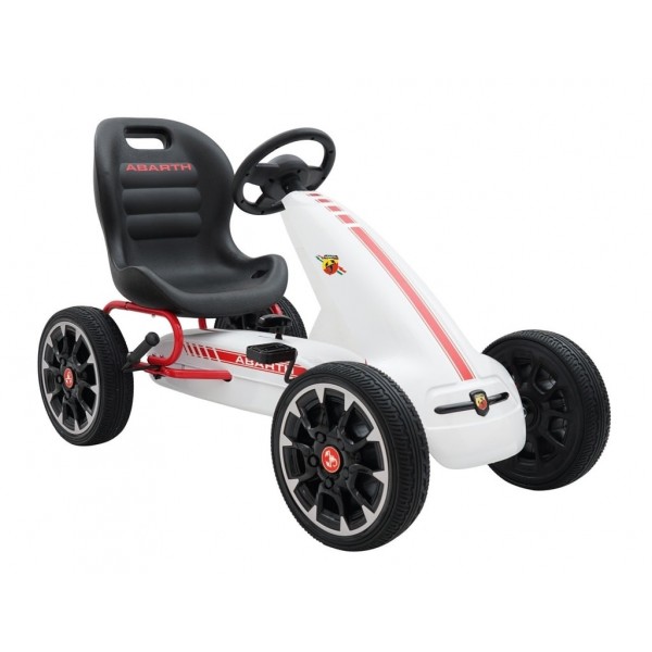 Abarth White Kart cu pedale HECHT - 1