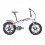 Bicicleta electrica pliabila Hecht Compos Alb