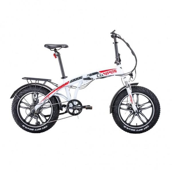 Велосипед на аккумуляторной батарее Hecht Compos XL White HECHT - 1