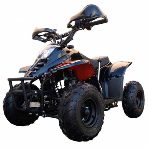 ATV pe benzină 110 CC Negru  - 1