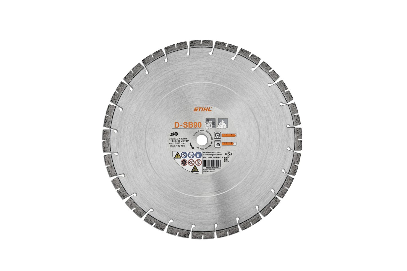 Disc diamantat D-SB90    Ø 400 mm