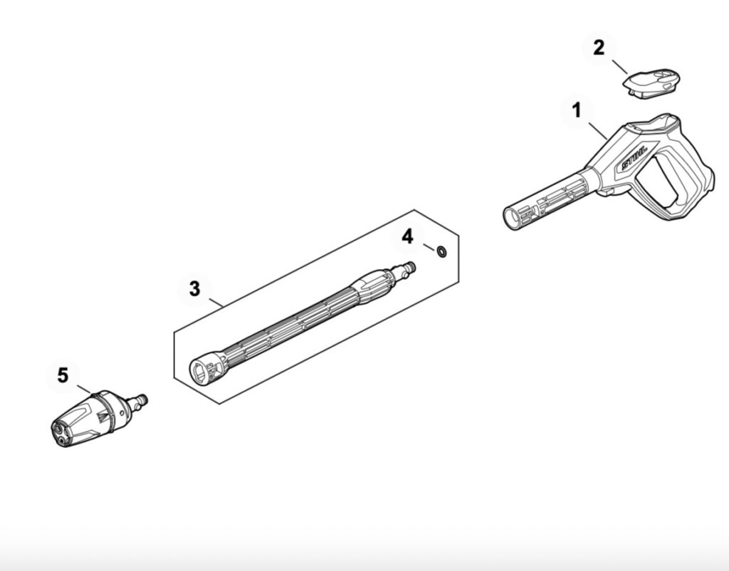 Duză multifuncțională pentru STIHL RE100 PLUS CONTROL 2